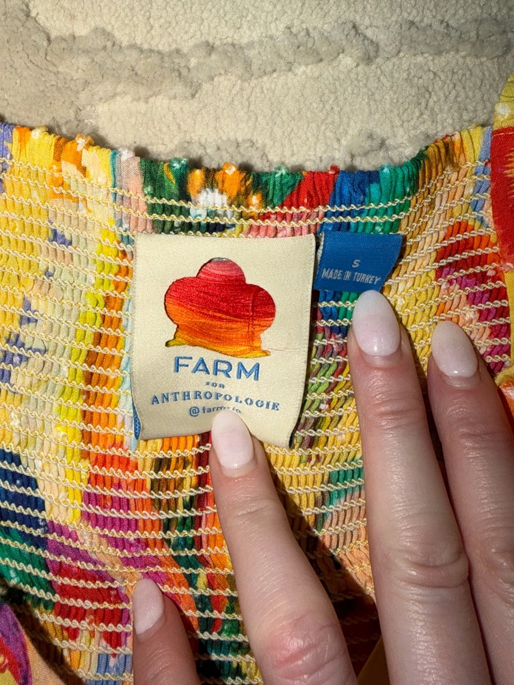 Farm Rio Textured Tropical Maxi Dress - Picture 5 of 5